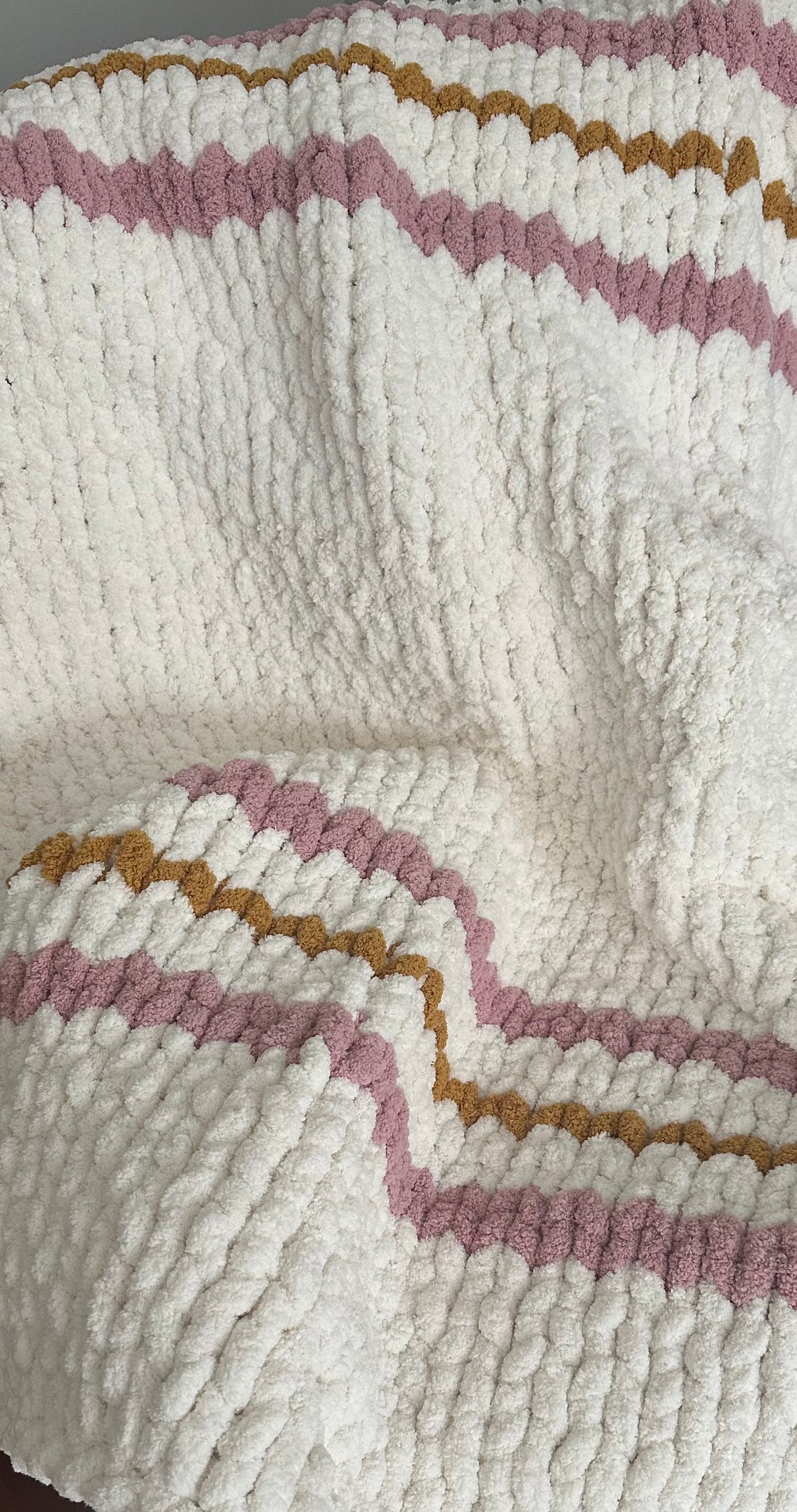 Pink and Gold stripe